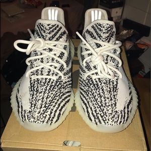 Size 8 yeezy 350 v2 zebras